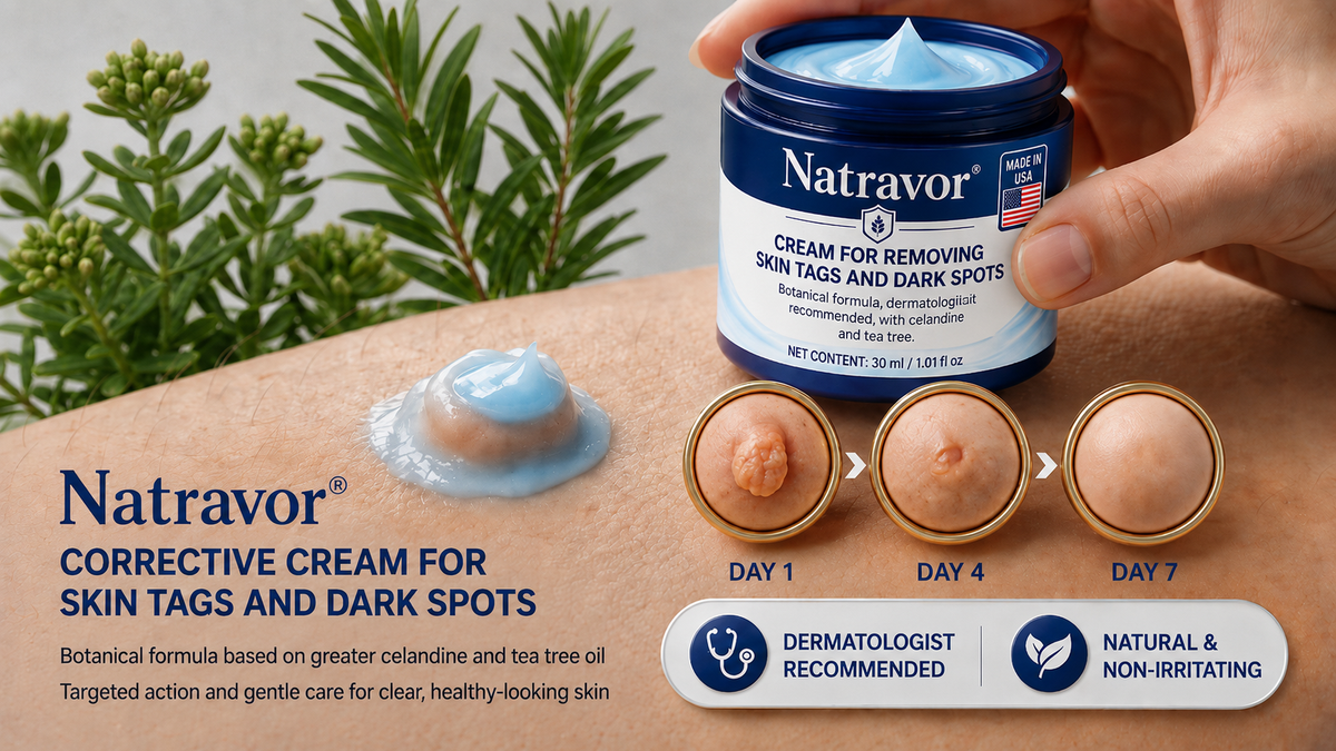 🇺🇸 Natravor® 7-𝐃𝐚𝐲 𝐒𝐤𝐢𝐧 𝐓𝐚𝐠 & 𝐒𝐩𝐨𝐭 𝐄𝐫𝐚𝐬𝐞𝐫 𝐂𝐫𝐞𝐚𝐦 (Zero Pain, Zero 𝐒𝐜𝐚𝐫𝐬 Formula) 💎
