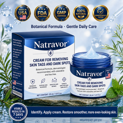 🇺🇸 Natravor® 7-𝐃𝐚𝐲 𝐒𝐤𝐢𝐧 𝐓𝐚𝐠 & 𝐒𝐩𝐨𝐭 𝐄𝐫𝐚𝐬𝐞𝐫 𝐂𝐫𝐞𝐚𝐦 (Zero Pain, Zero 𝐒𝐜𝐚𝐫𝐬 Formula) 💎