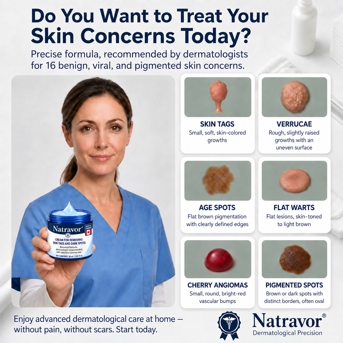 Natravor® 7-𝐃𝐚𝐲 𝐒𝐤𝐢𝐧 𝐓𝐚𝐠 & 𝐒𝐩𝐨𝐭 𝐄𝐫𝐚𝐬𝐞𝐫 𝐂𝐫𝐞𝐚𝐦 (Zero Pain, Zero 𝐒𝐜𝐚𝐫𝐬 Formula) 💎